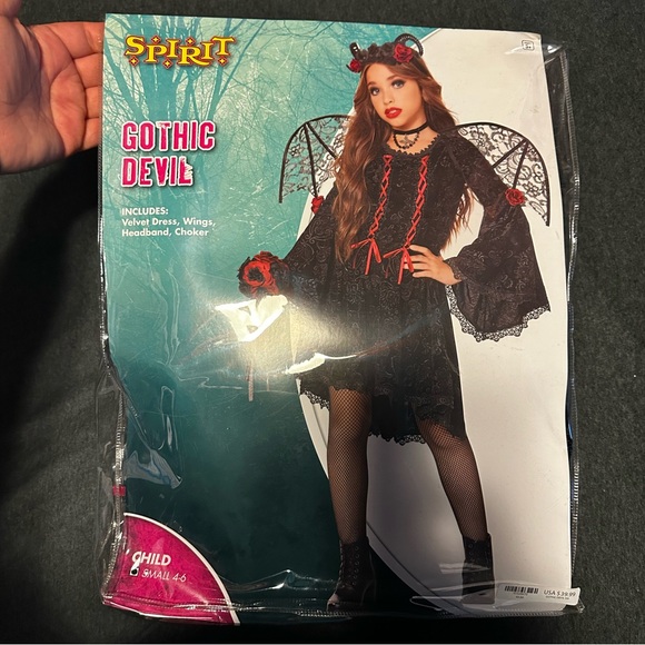 Gothic Devil Costume - Picture 1 of 4